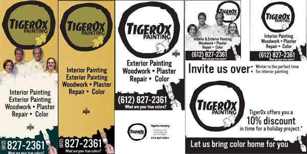 TigerOx Painting / Newspaper Ads