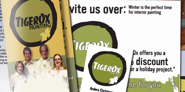 TigerOx Painting / Brochure, Postcards, Business System