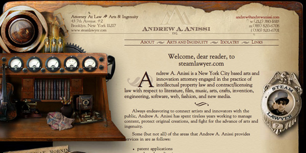 Andrew A. Anissi / Web Site